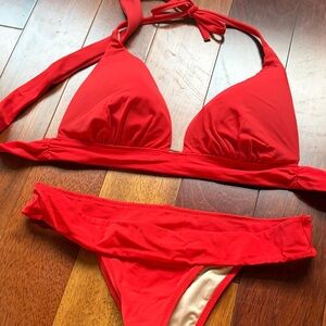 Victoria's Secret Bold Red Bikini Set